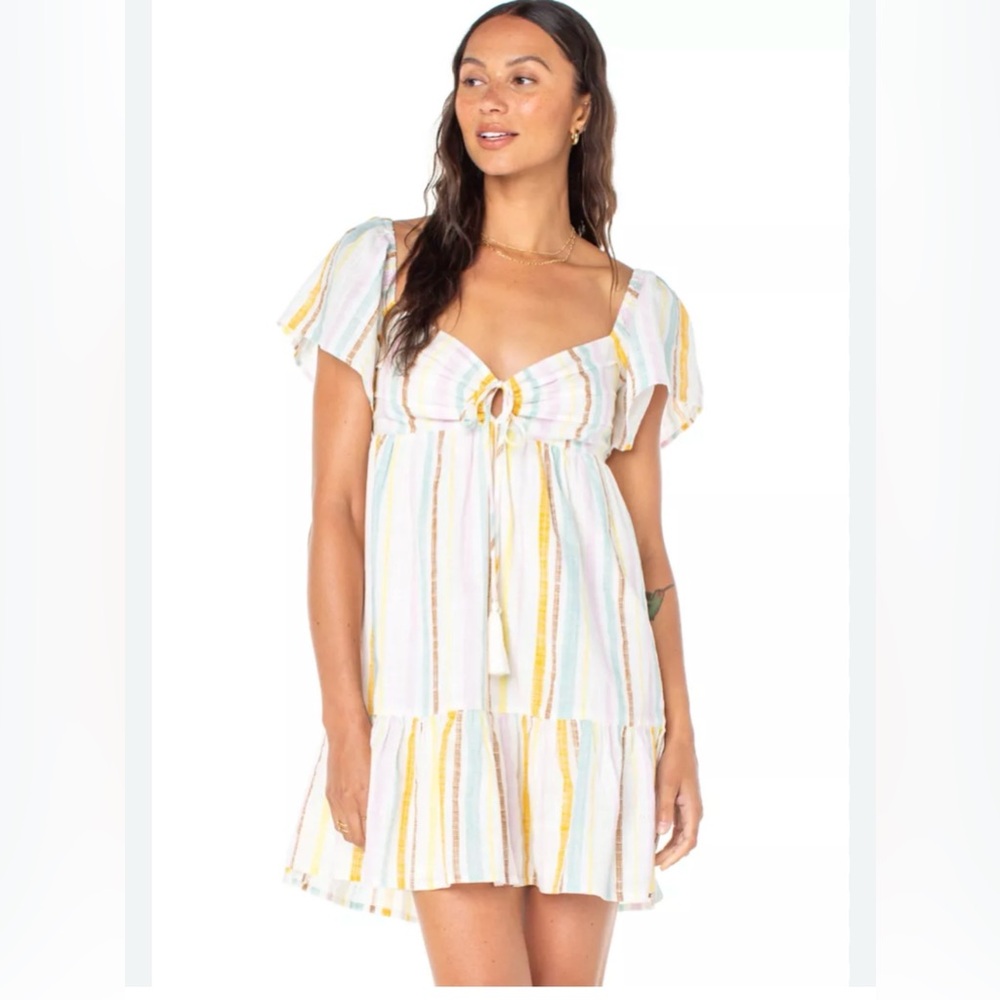 NWT! Retail $58 Roxy Multicolor Striped Dress